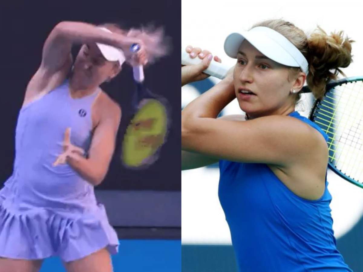 WATCH: “What in the name of Medvedev” – Daria Saville beats herself up over loss at the Australian Open after an embarrassing forehand video goes viral