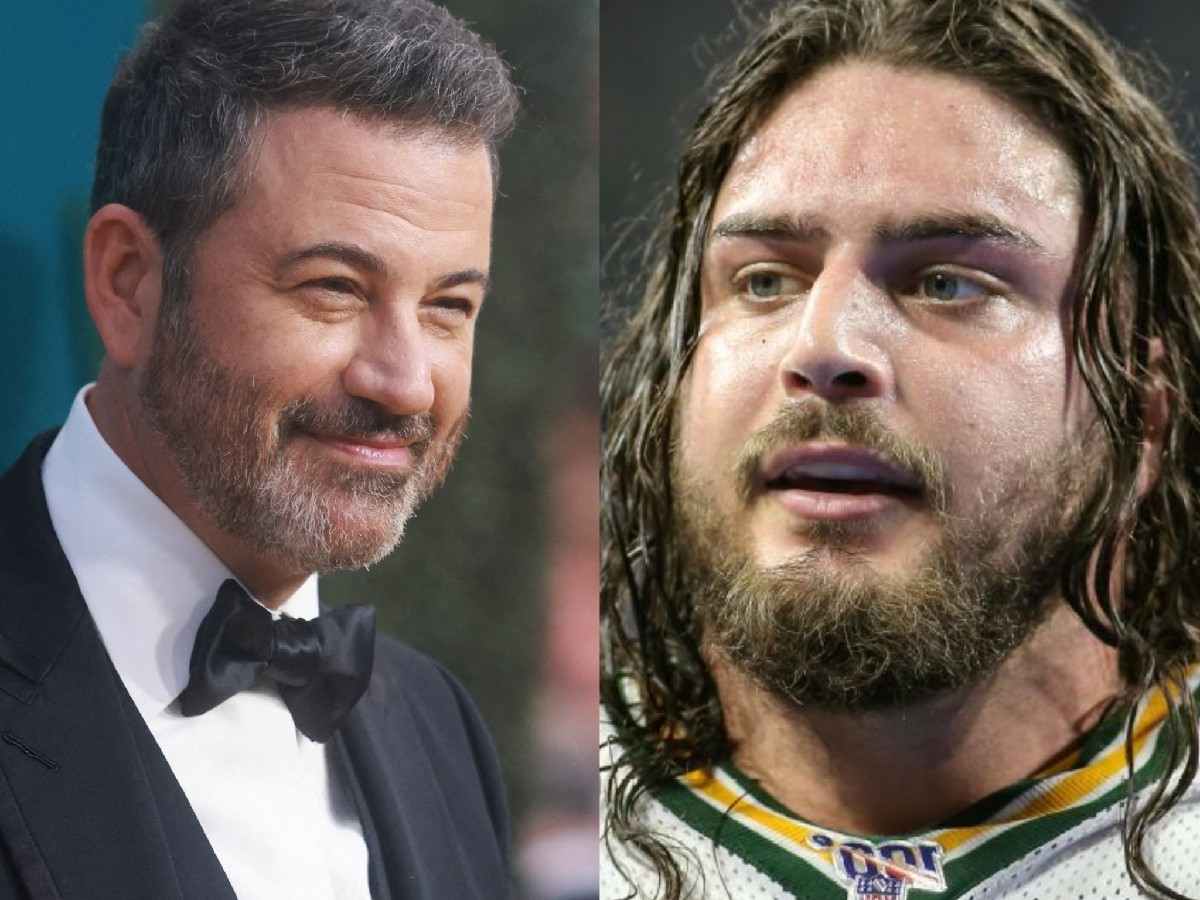 Aaron Rodgers’ close friend David Bakhtiari exposes Jimmy Kimmel over his hypocrisy, posts evidence that the late night host paid a visit to Jeffrey Epstein’s island