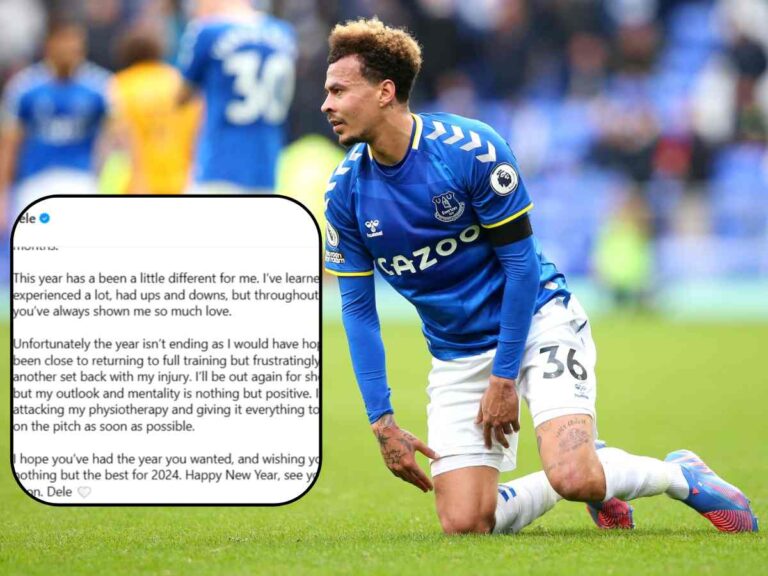 Dele Rude Dele Alli faces FRESH INJURY setback for Everton after lengthy absence