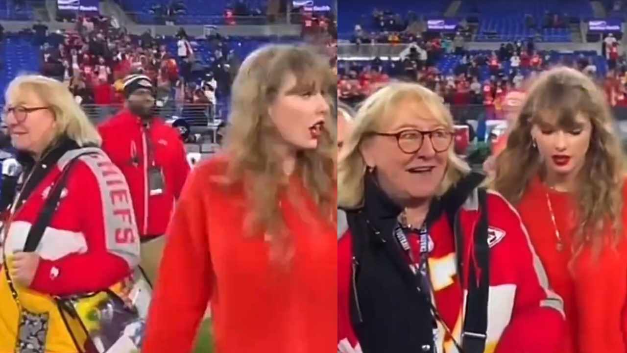 WATCH: Taylor Swift calling Ed Kelce ‘dad’ after boyfriend Travis Kelce’s AFC Championship win breaks the internet