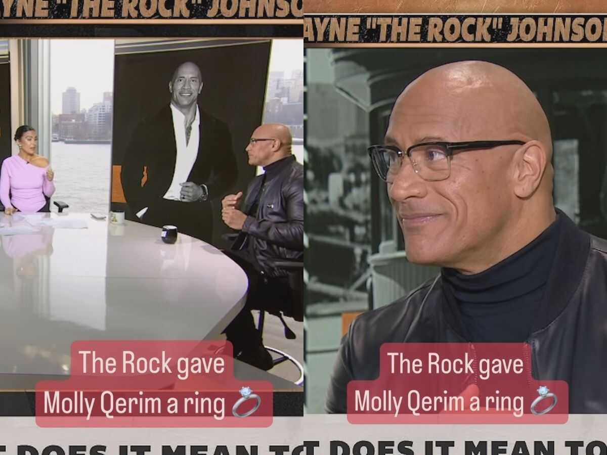 WATCH: Dwayne Johnson wins hearts again as he gifts his ring to female ESPN host live on air