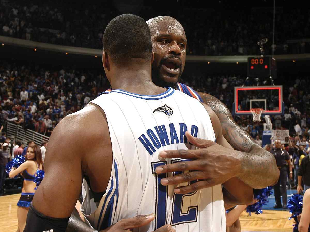 Shaquille O'Neal and Dwight Howard (Via X)