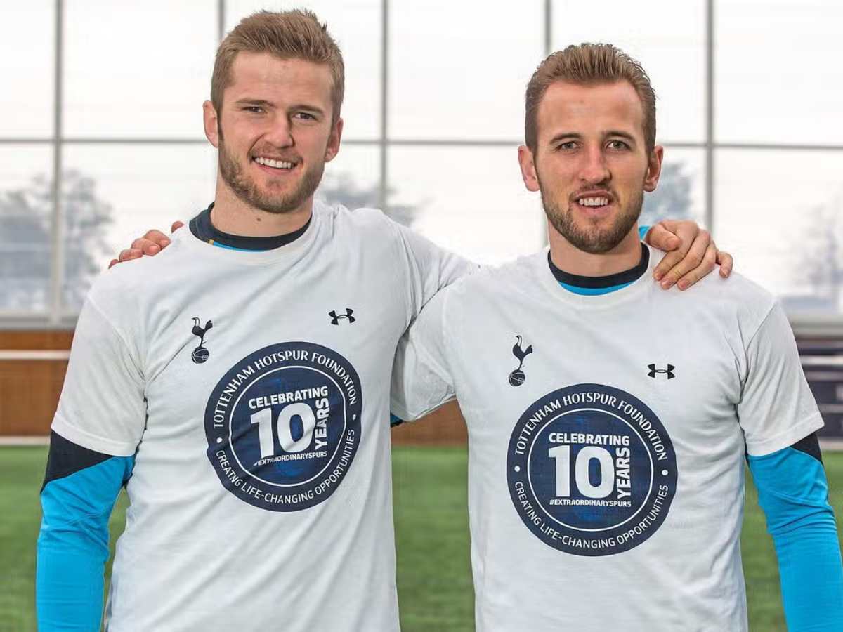 Eric Dier and Harry Kane 