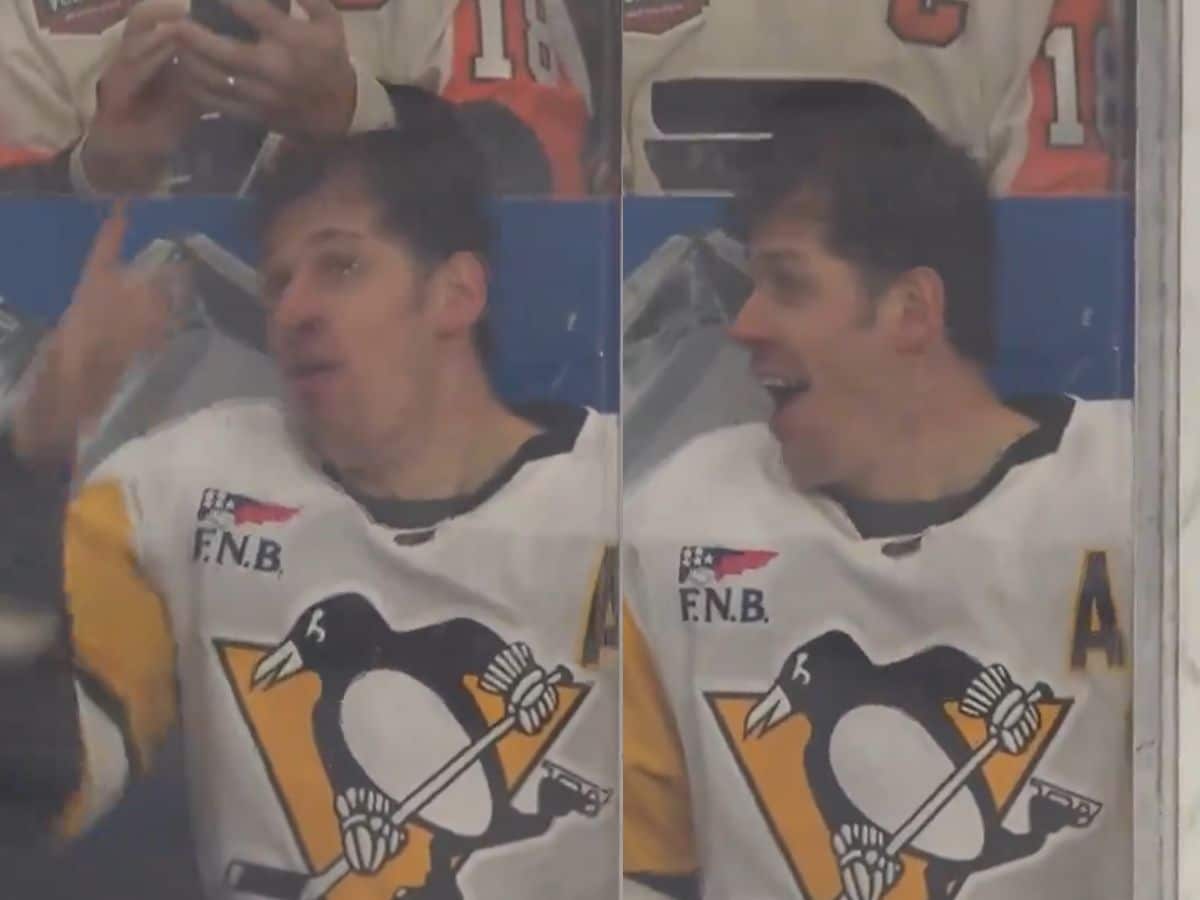 WATCH: “F****** a******,” Penguins’ Evgeni Malkin drops HUGE f-bomb at opponents from penalty box during heated clash against Flyers