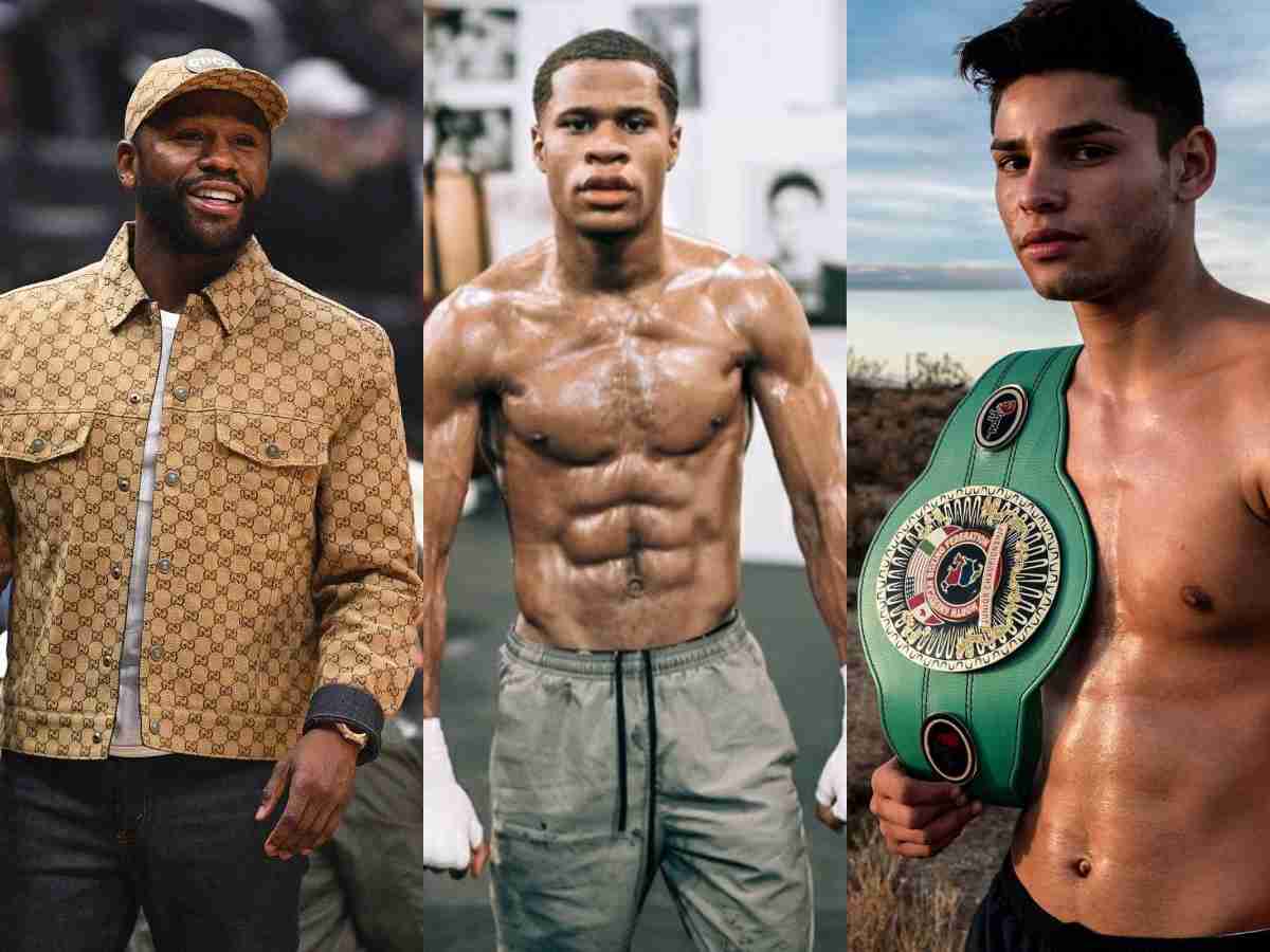 Fans react to Devin Haney dissing on Ryan Garcia's linkup with Floyd Mayweather