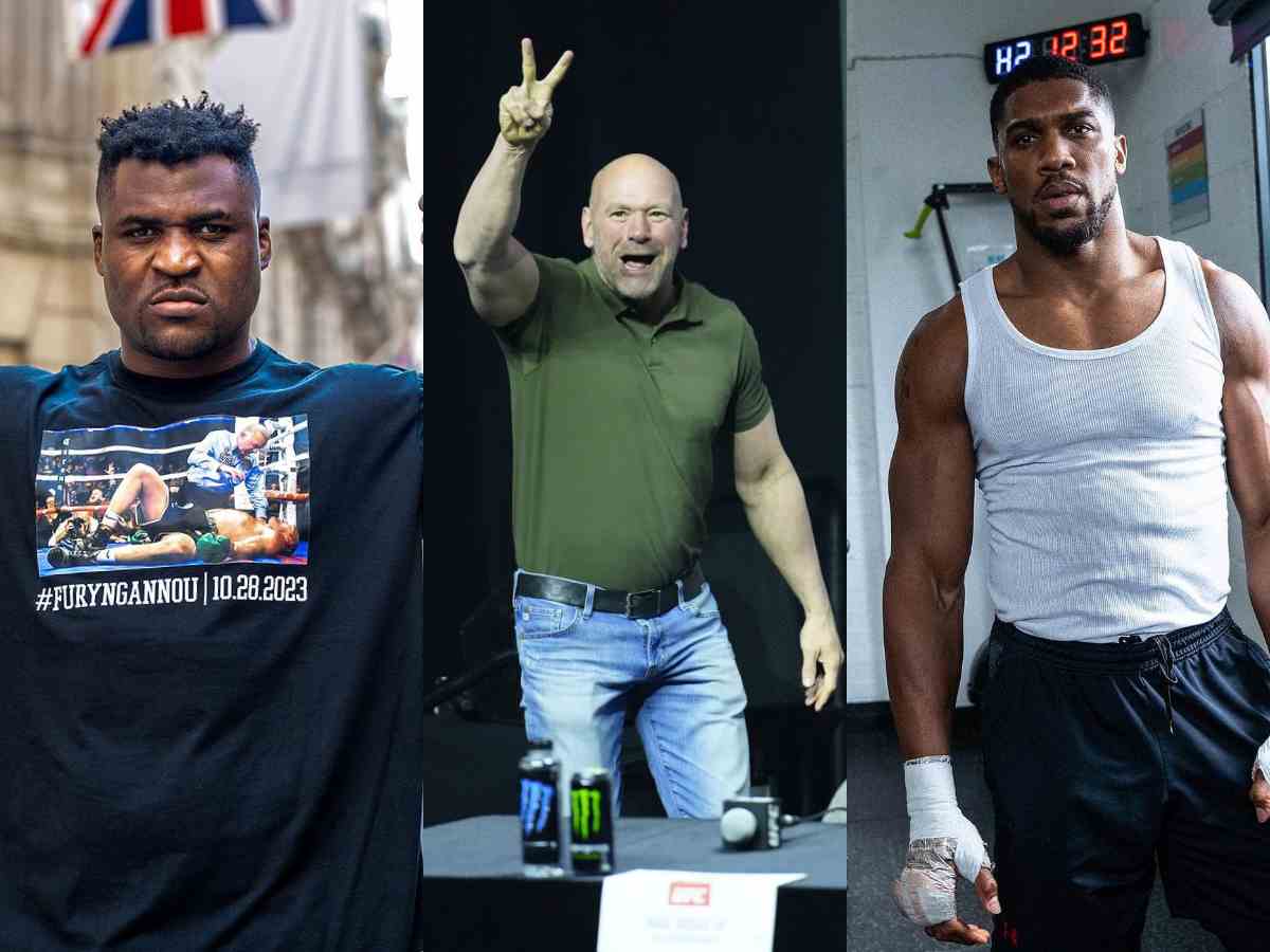 Dana White promises to DESTROY 2024 hours after Francis Ngannou vs Anthony Joshua fight announcement