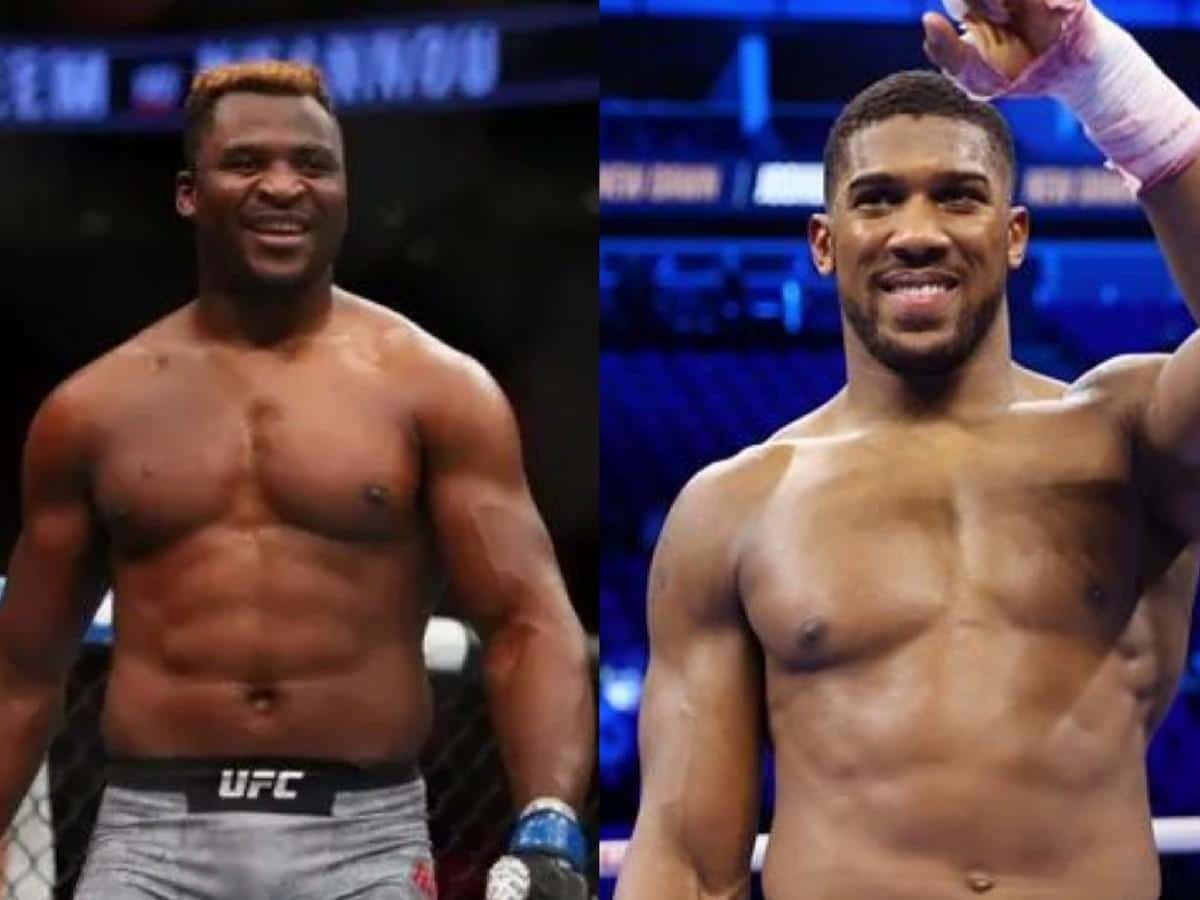 Francis Ngannou and Anthony Joshua