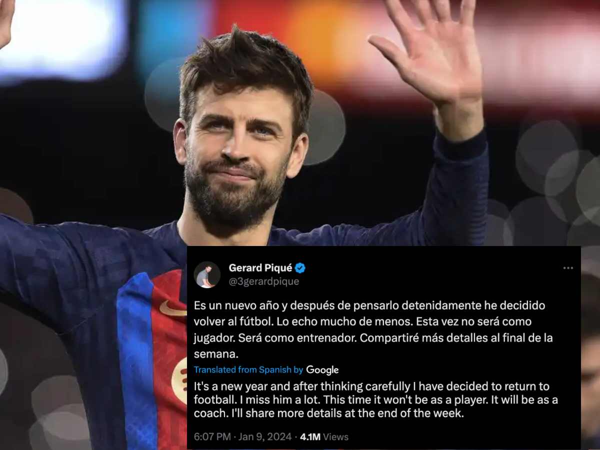 Lionel Messi’s ex-teammate Gerard Pique announces shocking return to football just a year after retirement