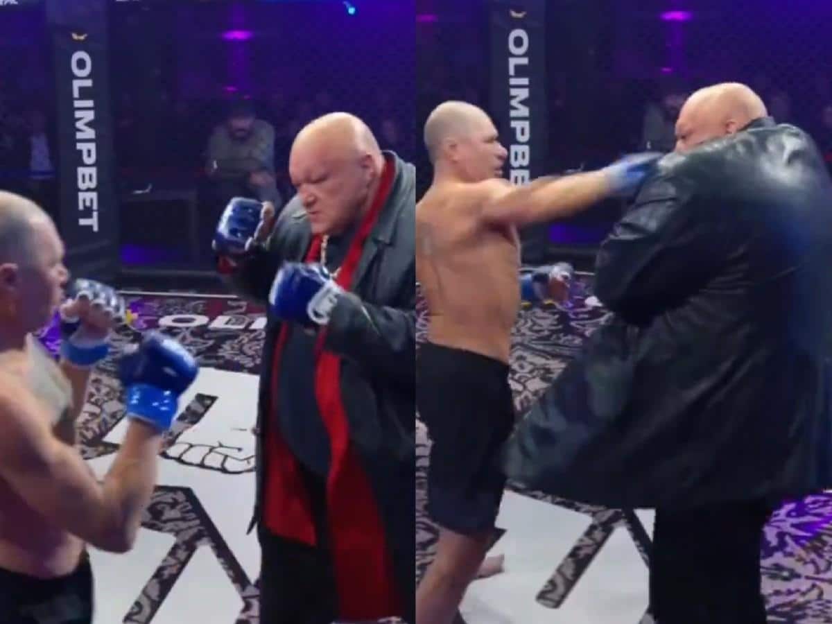 WATCH: “That’s definitely Kingpin from Daredevil” – ‘Crack-head’ knocking out ‘Dealer’ in Russian MMA fight has fans in splits