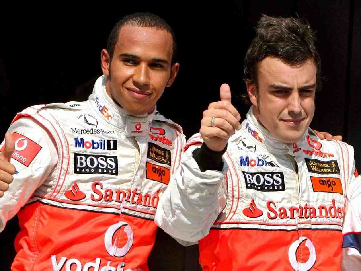 Lewis Hamilton and Fernando Alonso