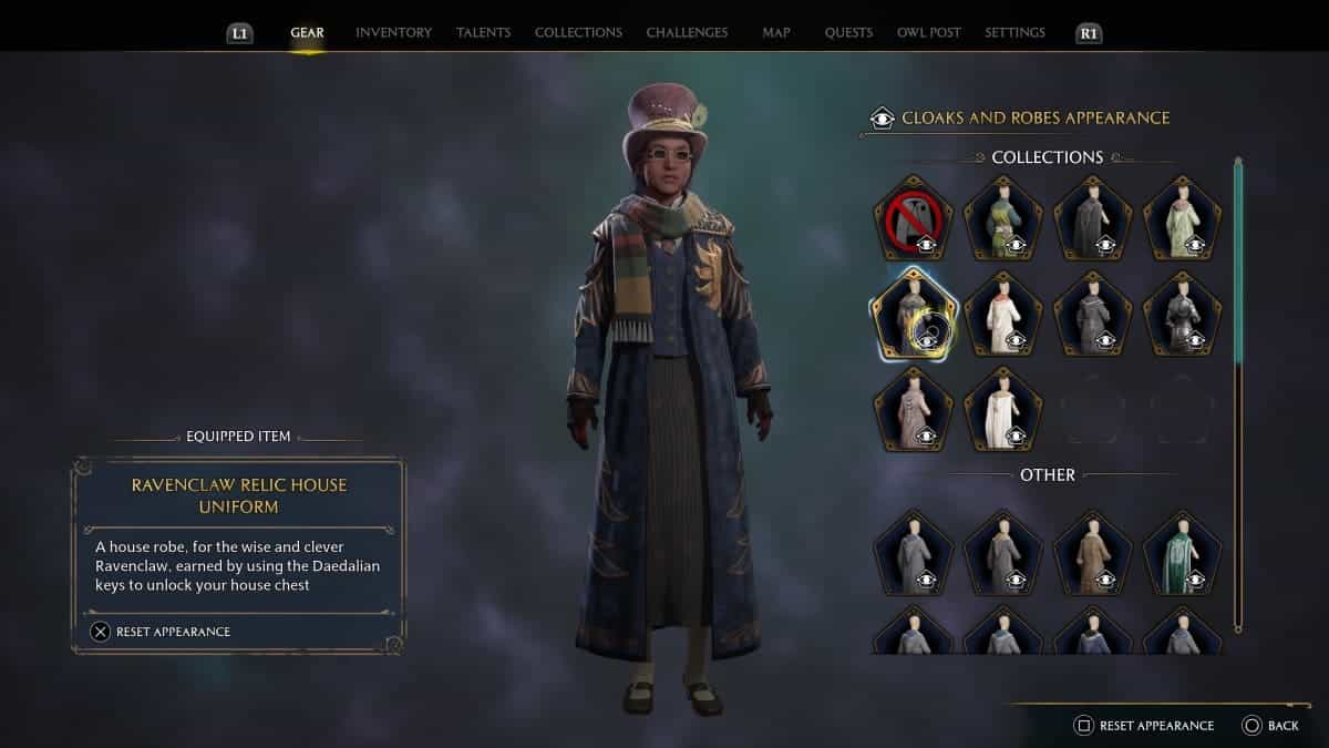 Hogwarts Legacy Inventory