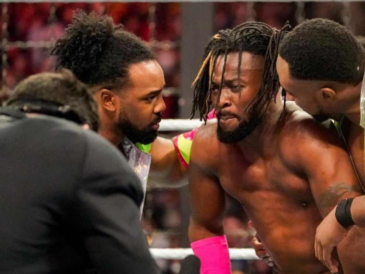 Kofi Kingston with the New Day