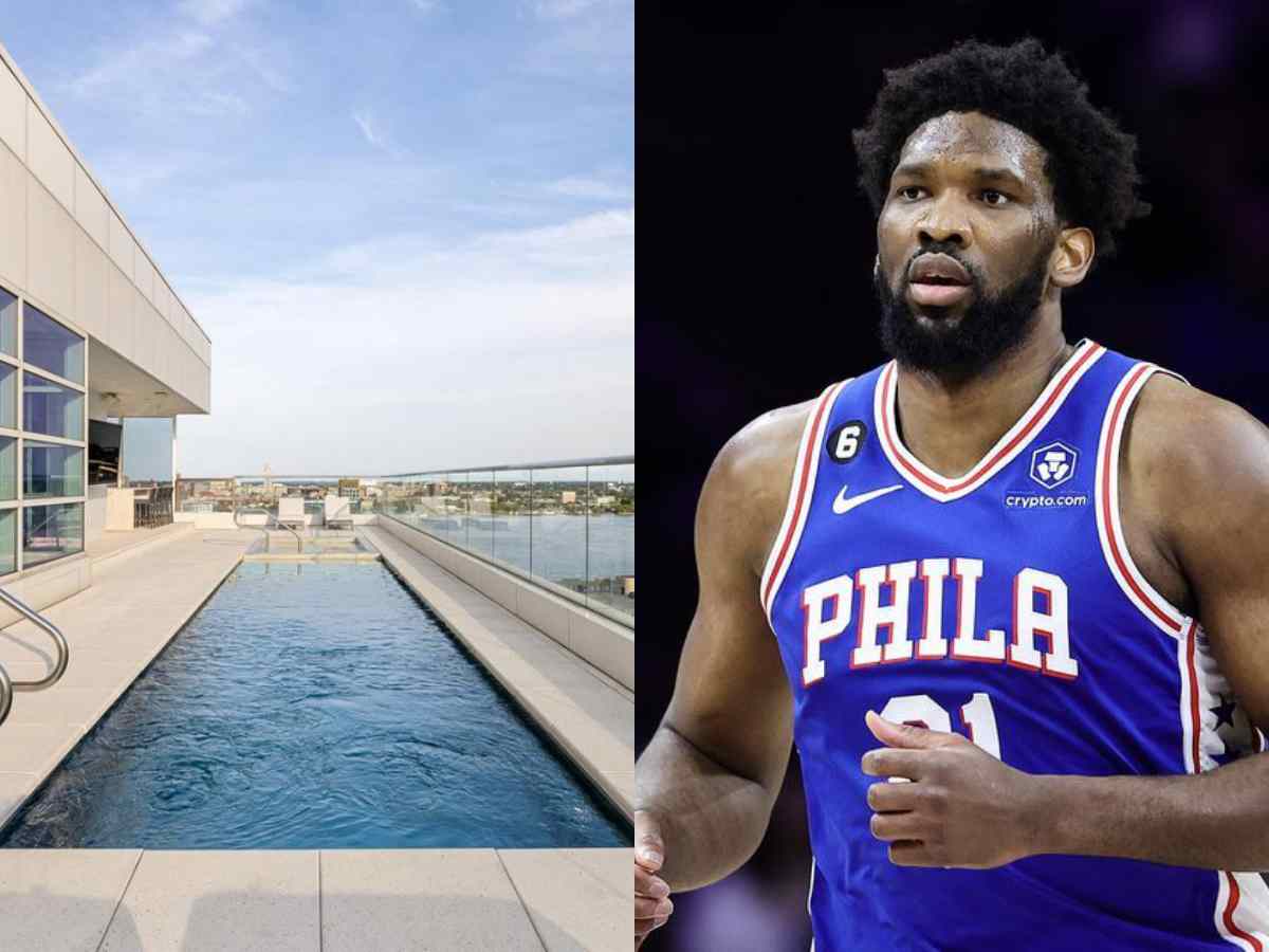 “Pool is where he practiced diving” – Joel Embiid selling $5.5 million worth Philadelphia penthouse leads to fans having field day