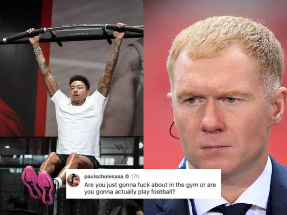 “Are you gonna just f*ck about, or are you gonna play?” – Fans erupt as Man Utd legend Paul Scholes’ ‘F-WORD’ comment on Jesse Lingard’s gym post goes viral