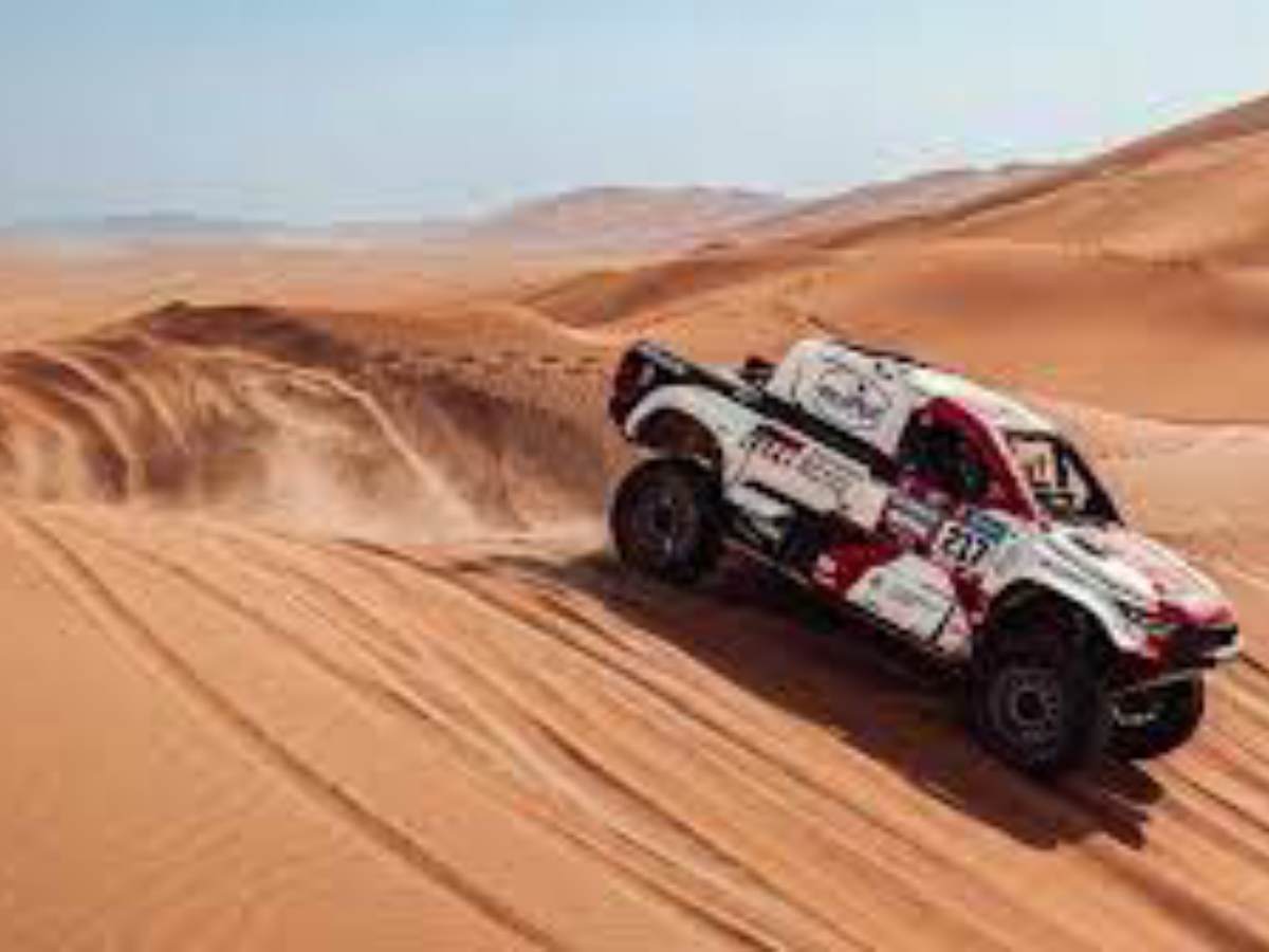 Desert dunes at the Dakar Rally