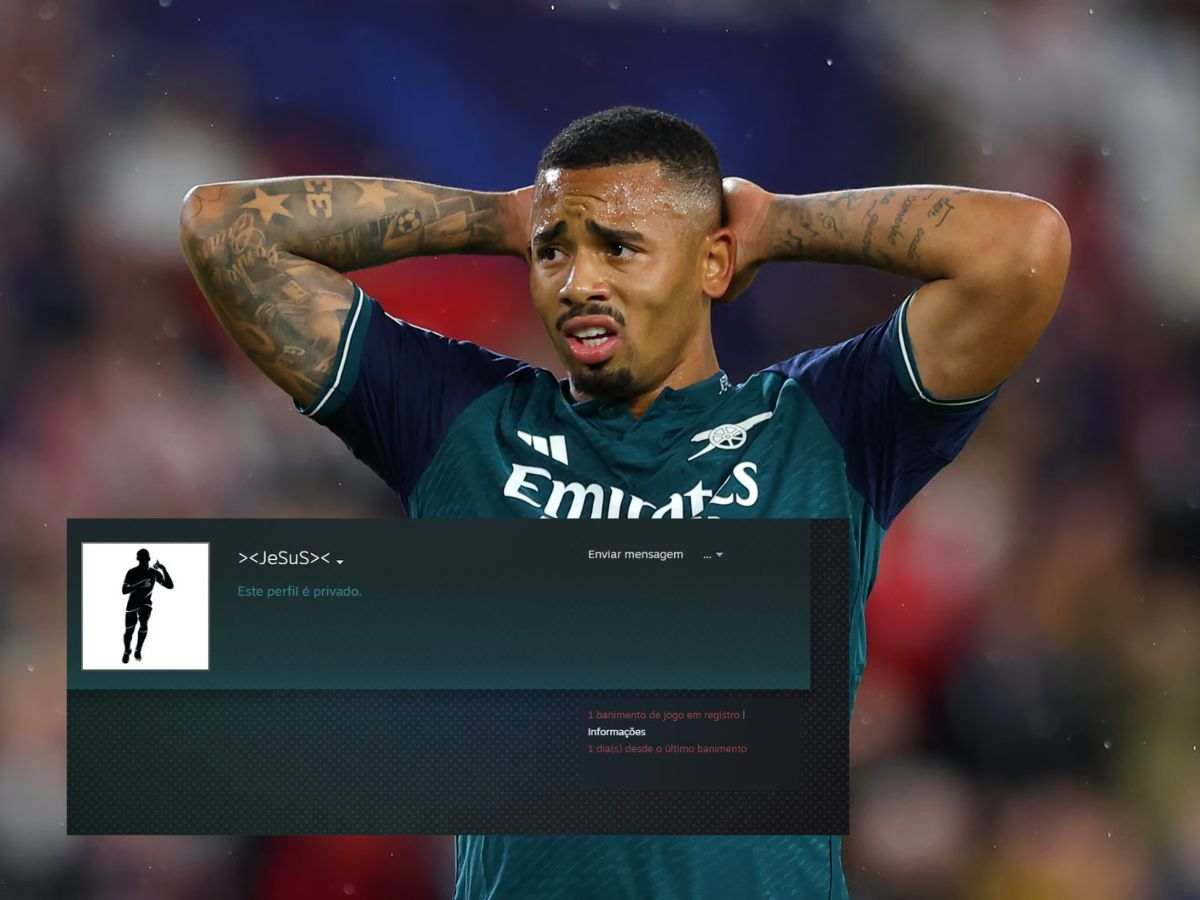 “Bro’s practicing wrong shooting drills” – Arsenal’s Gabriel Jesus tags ‘Counter-Strike’ to UNBAN game profile, Twitter in stitches