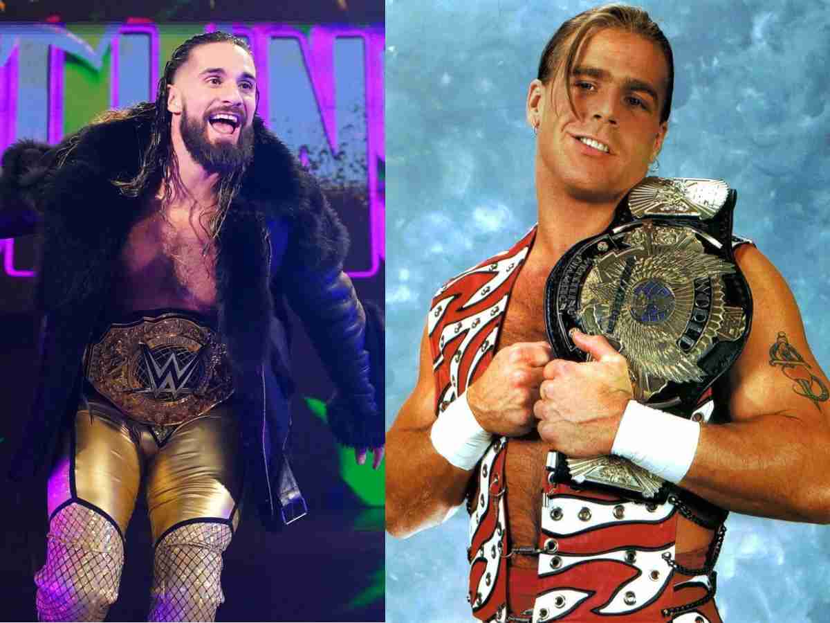 Seth Rollins and Shawn Michaels