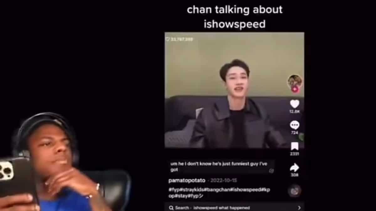 IShowSpeed triggers K-pop fans after he calls Stray Kids' Bang Chan 'BTS’