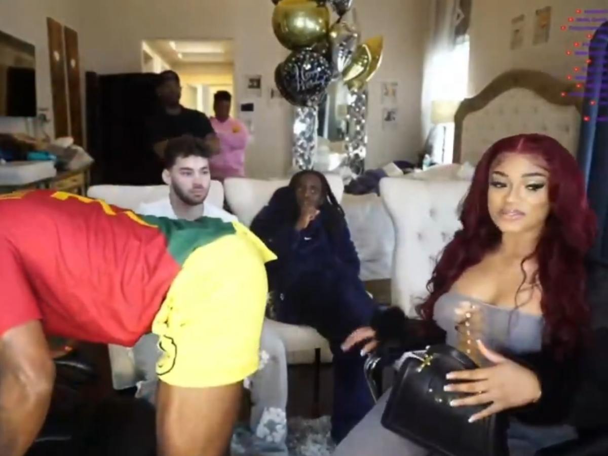 WATCH: IShowSpeed celebrates birthday in style as he bizarrely farts on an OnlyFans model’s face during a livestream with Adin Ross and Kai Cenat