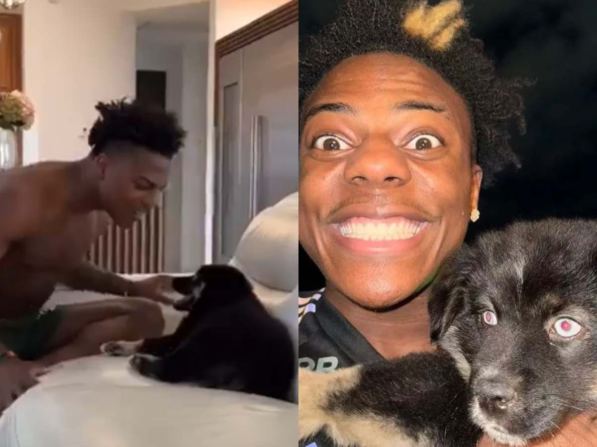 “Bro has been practicing for that moment fr” – IShowSpeed gets into a barking challenge with his dog ‘Ni***r’ leaving fans in splits