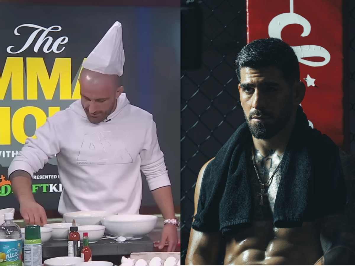 “Cooking suits you better”- Ilia Topuria provides STERN response to Alexander Volkanovski claiming to take his undefeated record