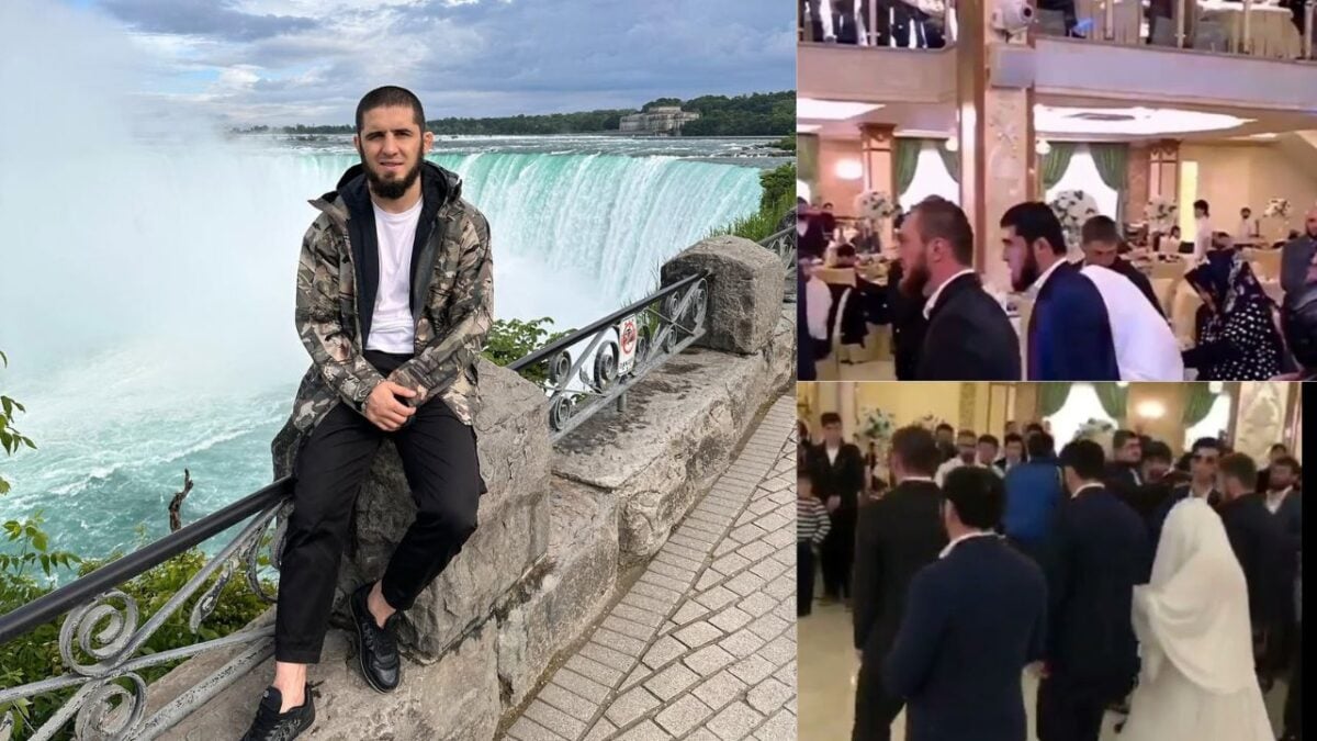 Islam Makhachev Net Worth, Endorsements, UFC contract, Wife and House 6 Islam Makhachev and his wife's marriage ceremony