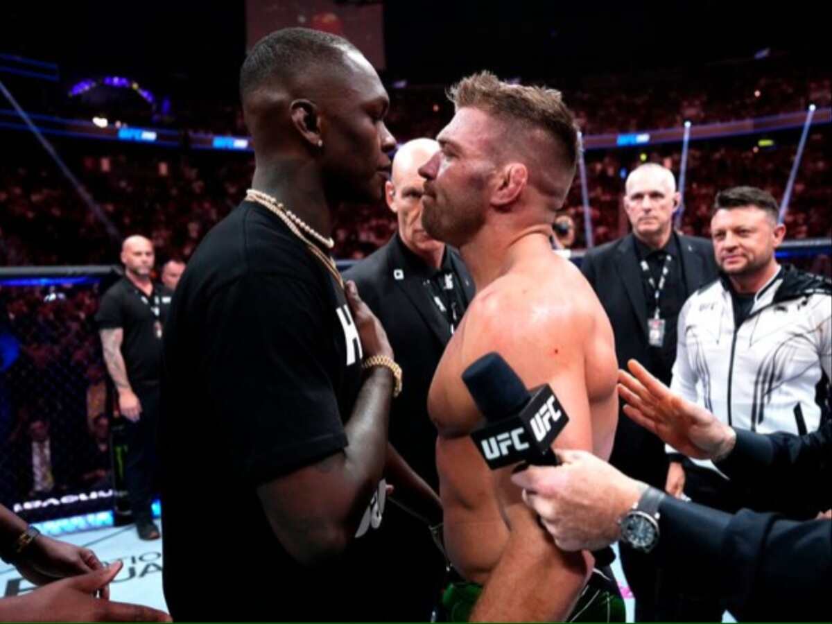 Dricus Du Plessis and Israel Adesanya