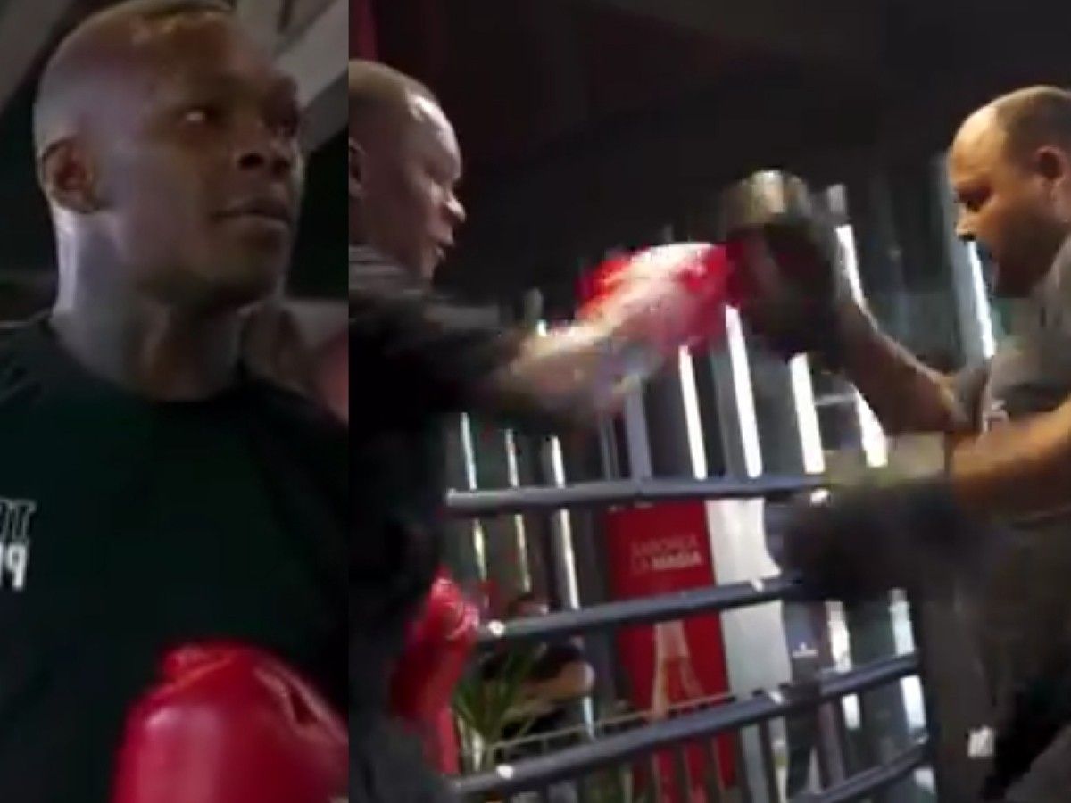 Fans react to Israel Adesanya's training video