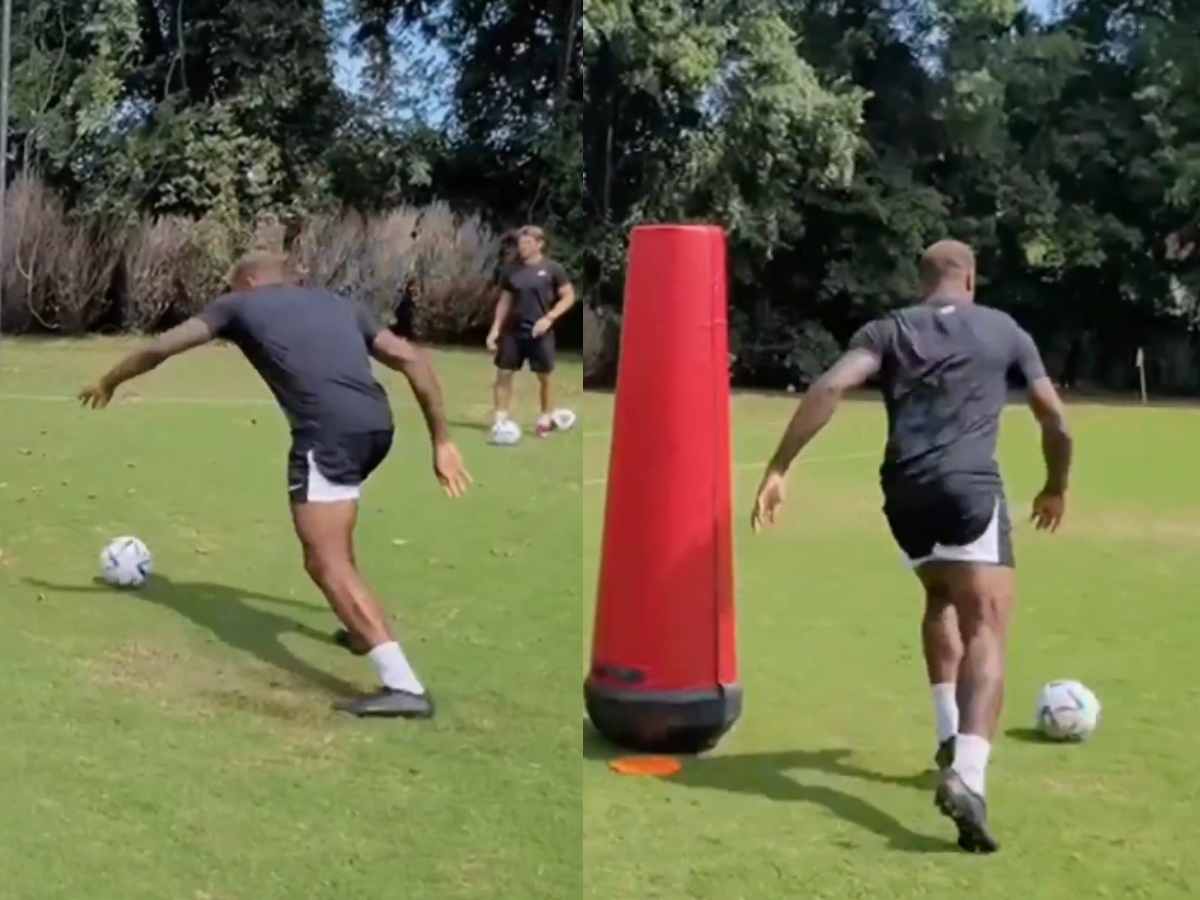 Ivan Toney in training