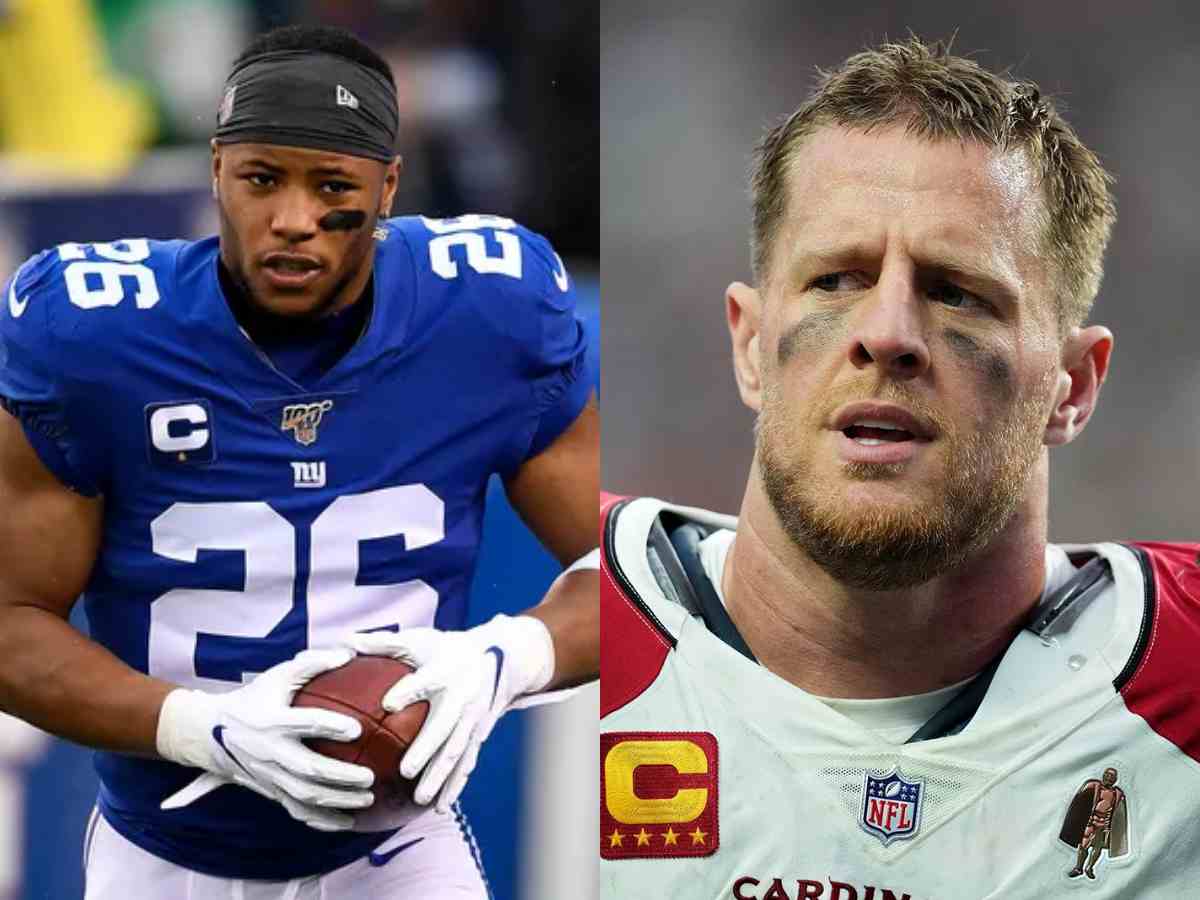 JJ Watt takes a dig at the NFL following the league’s decision to levy a hefty fine upon Giants’ Saquon Barkley