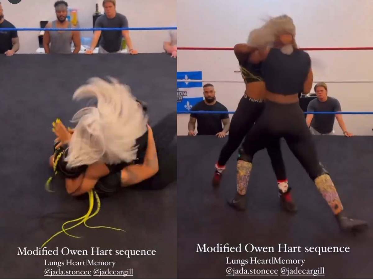 WATCH: Jade Cargill spotted training at the Dungeon, igniting speculation of a potential debut at Royal Rumble