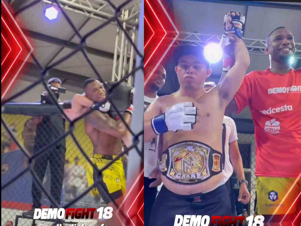 WATCH: Down syndrome athlete defeats UFC heavyweight Jailton Almeida in wholesome matchup 