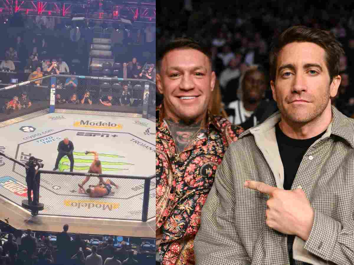 "The director never watched MMA before" - Conor McGregor's new movie announcement draws hate towards LEAKED scene of Jake Gyllenhaal in UFC octagon 1 Fans react to Conor McGregor and Jake Gyllenhaal's Road House's leaked footage