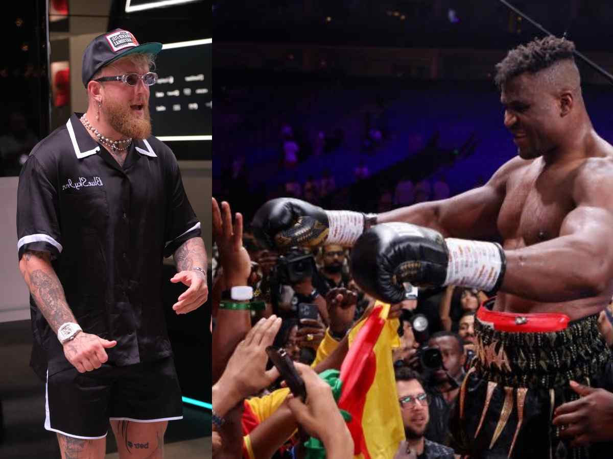 Jake Paul infers Francis Ngannou's performance to boast of his own recent win