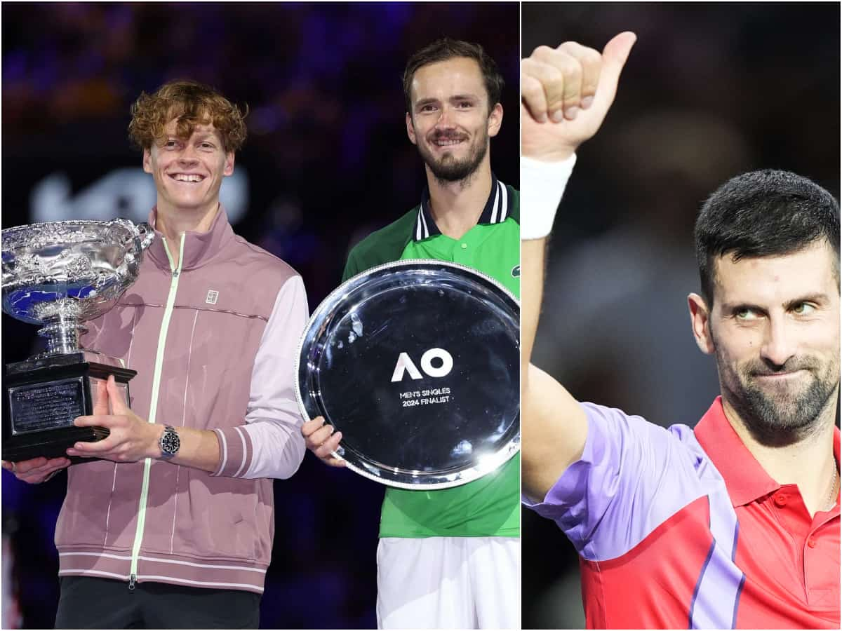 “Tough luck today,” Novak Djokovic does not forget kind words for Daniil Medvedev as he sends hearty congratulations to Jannik Sinner after his Australian Open victory