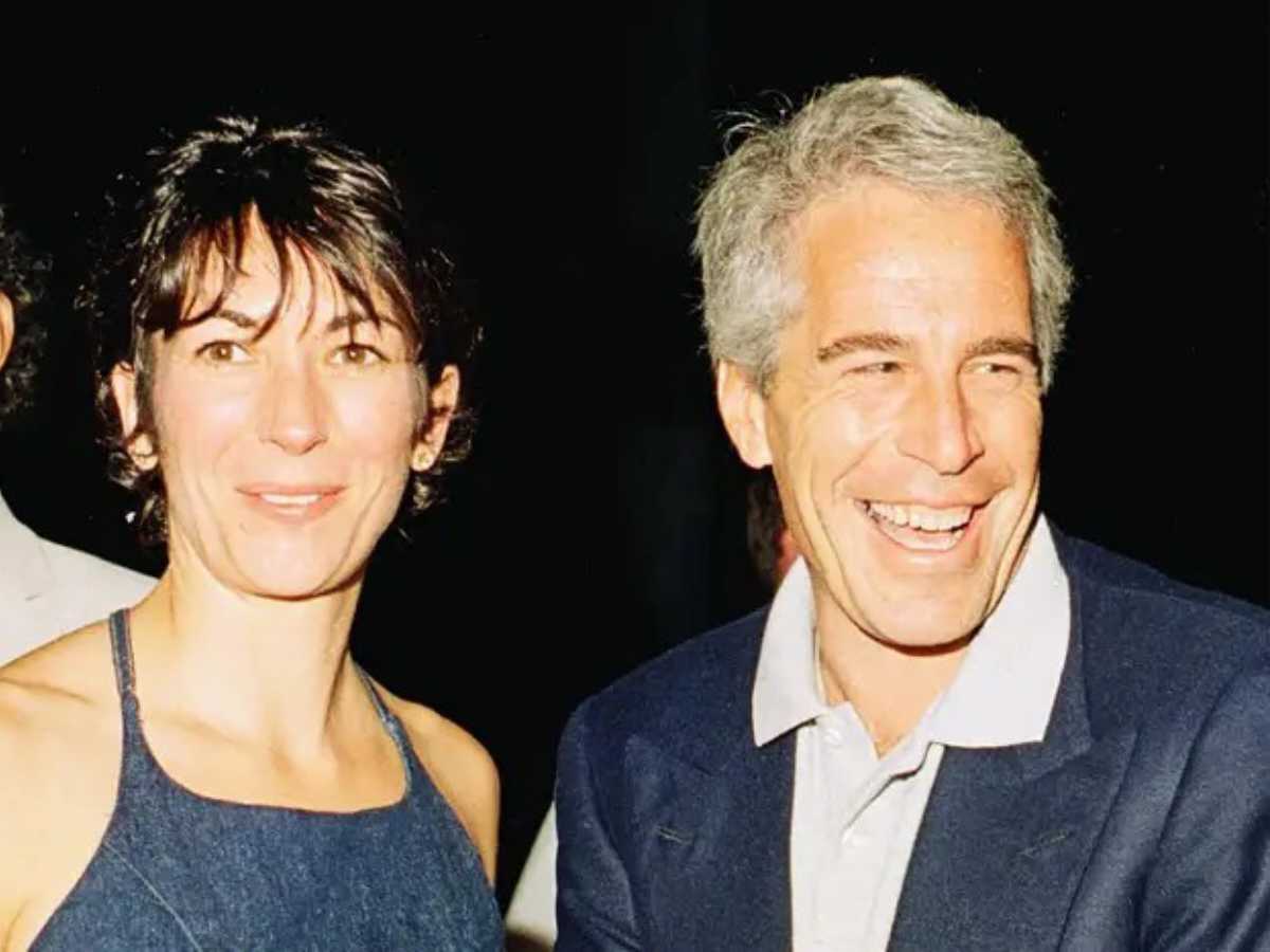 Jeffrey Epstein with girlfriend Ghislaine Maxwell