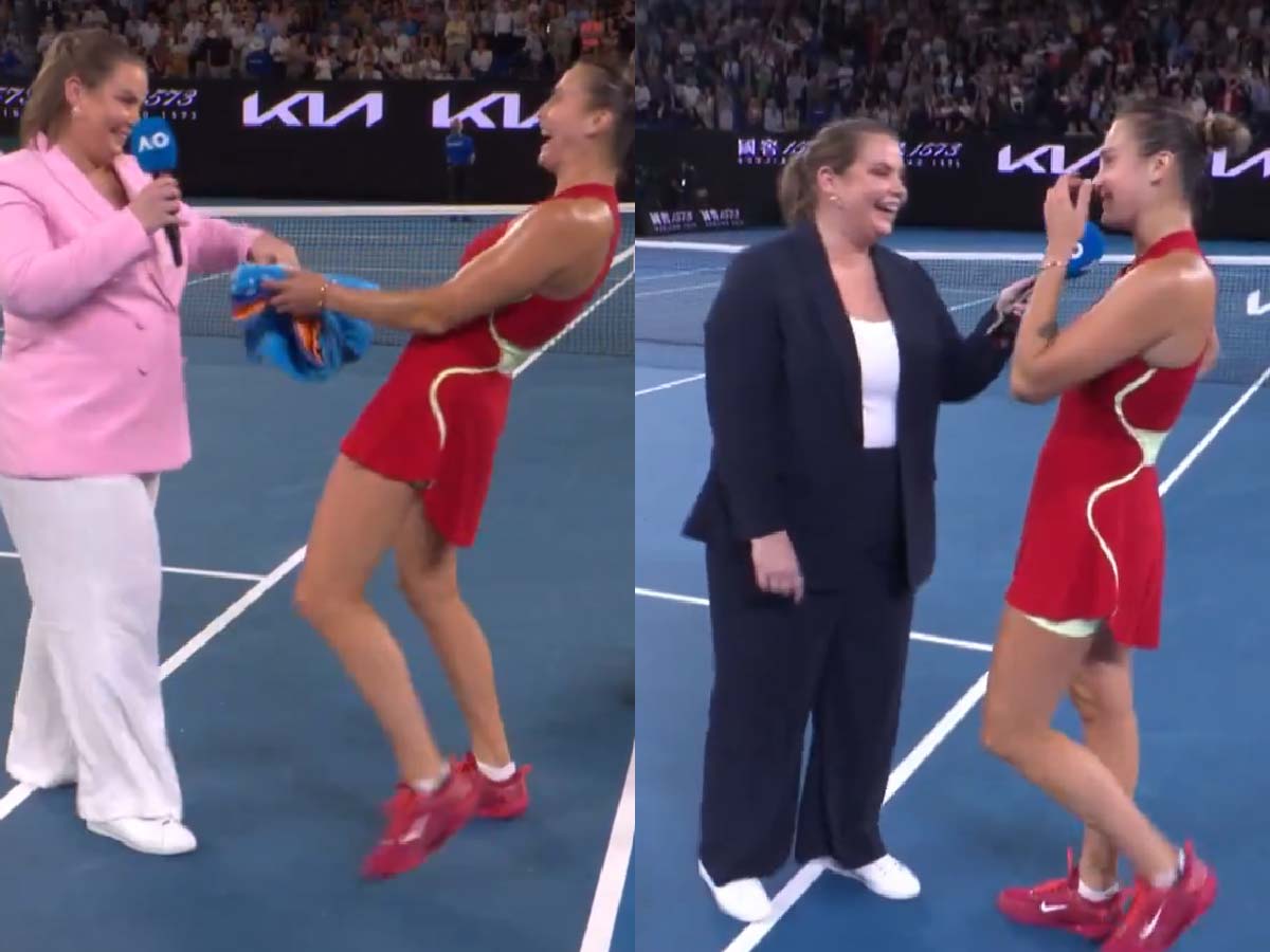 WATCH: “Made me cry”- Aryna Sabalenka and Jelena Dokic fund domestic violence relief initiative with an unconventional gesture a day before Alexander Zverev fights for a ticket to the Australian Open finals