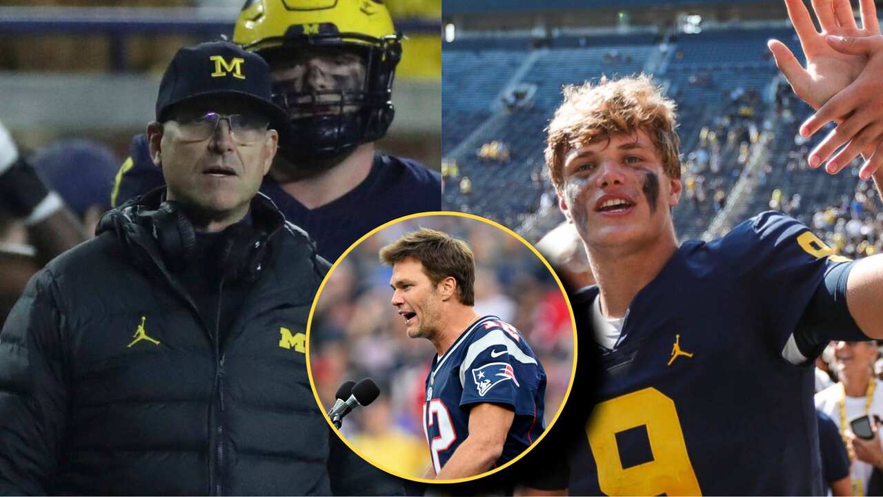 Jim Harbaugh Bizarrely Claims Jj Mccarthy Is The Greatest Qb In Michigan Football History 2477