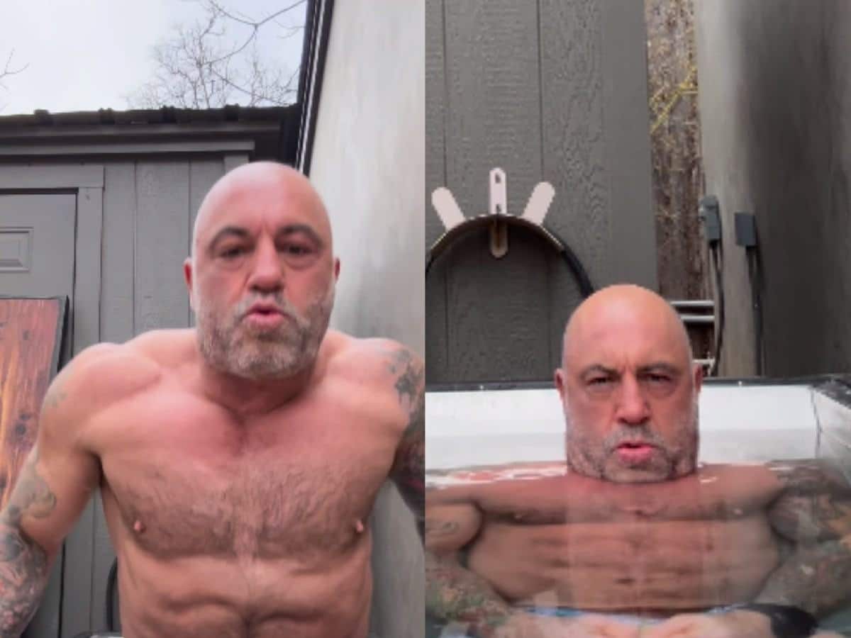 “CNN: Joe Rogan instructs followers to get hypothermia” – Fans hilariously react as UFC commentator does cold plunge at 21 degrees