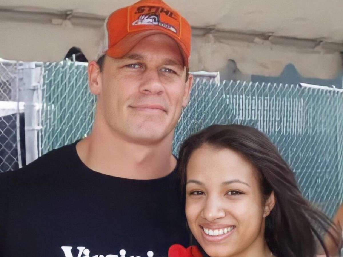 John Cena and Sasha Banks