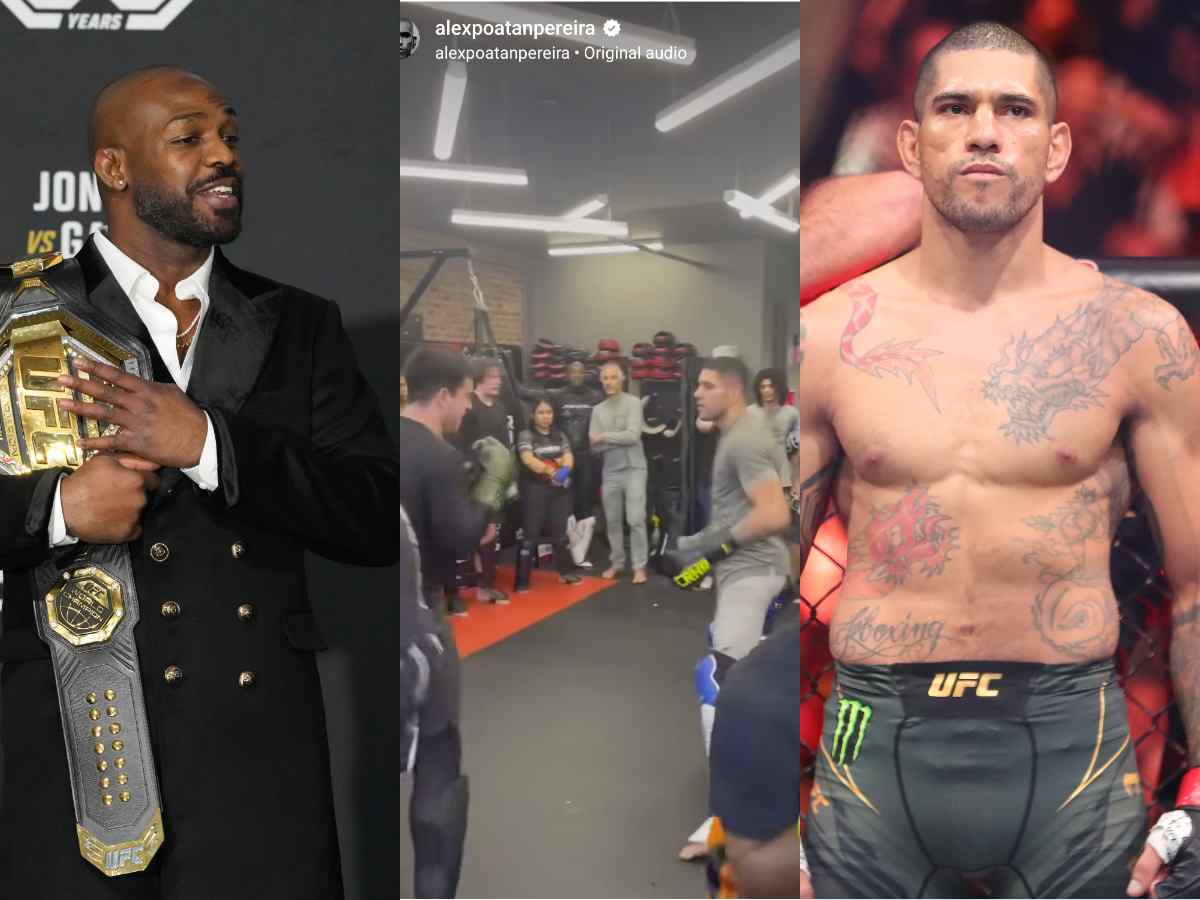 WATCH: Alex Pereira’s CR*ZY sparring in gym session stuns ‘GOAT’ Jon Jones and other fans