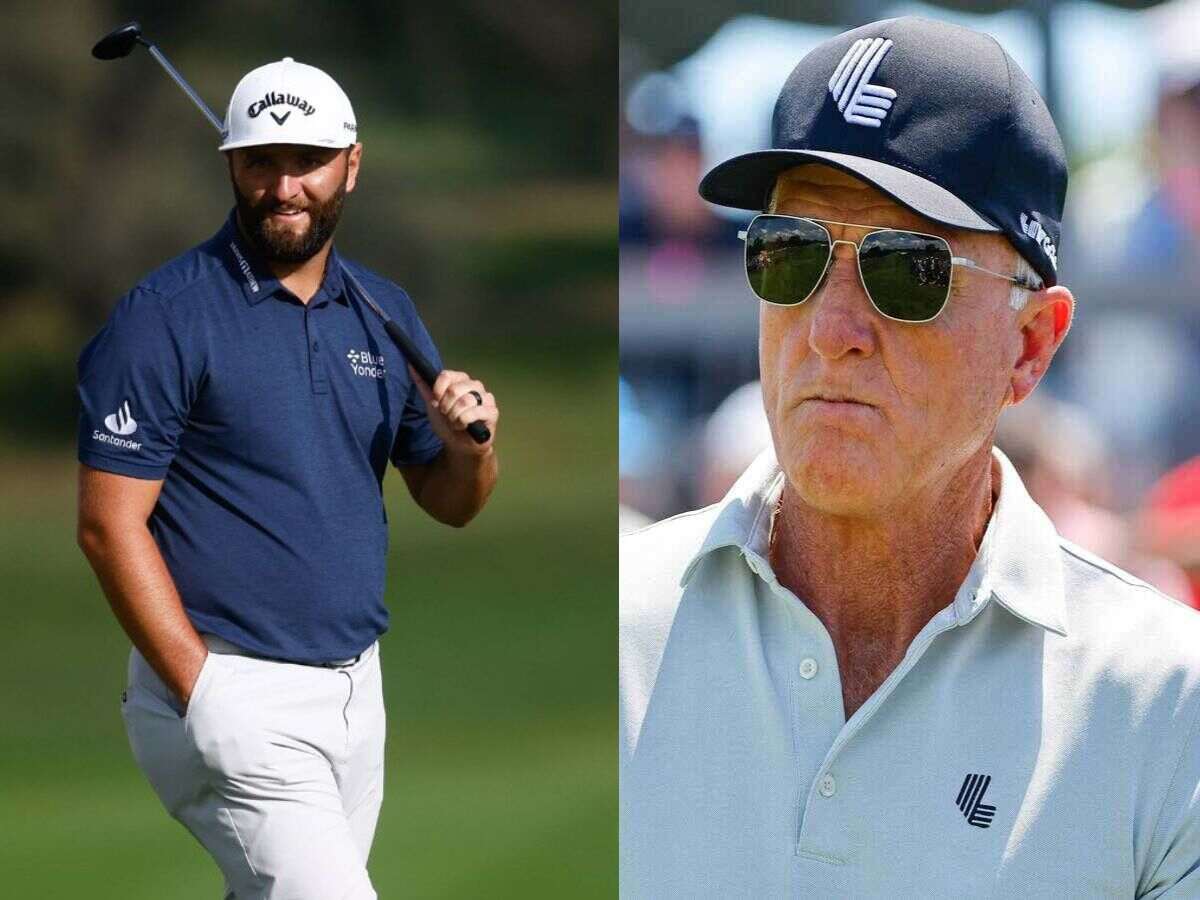 Jon Rahm and Greg Norman