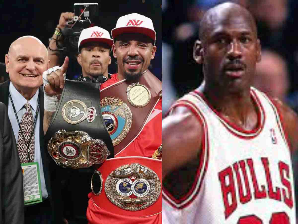 “He come in there and scanning shoes…” Michael Jordan ALMOST made world boxing champ’s friend remove Adidas shoe