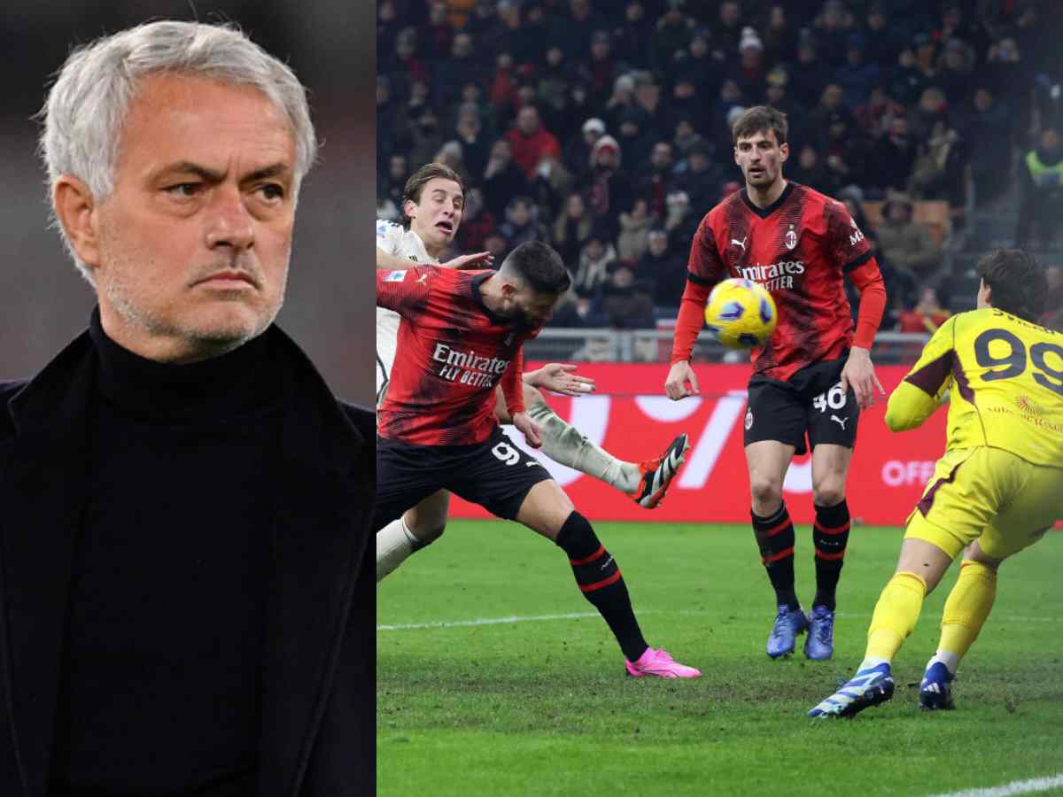 Jose Mourinho and AC Milan defeat