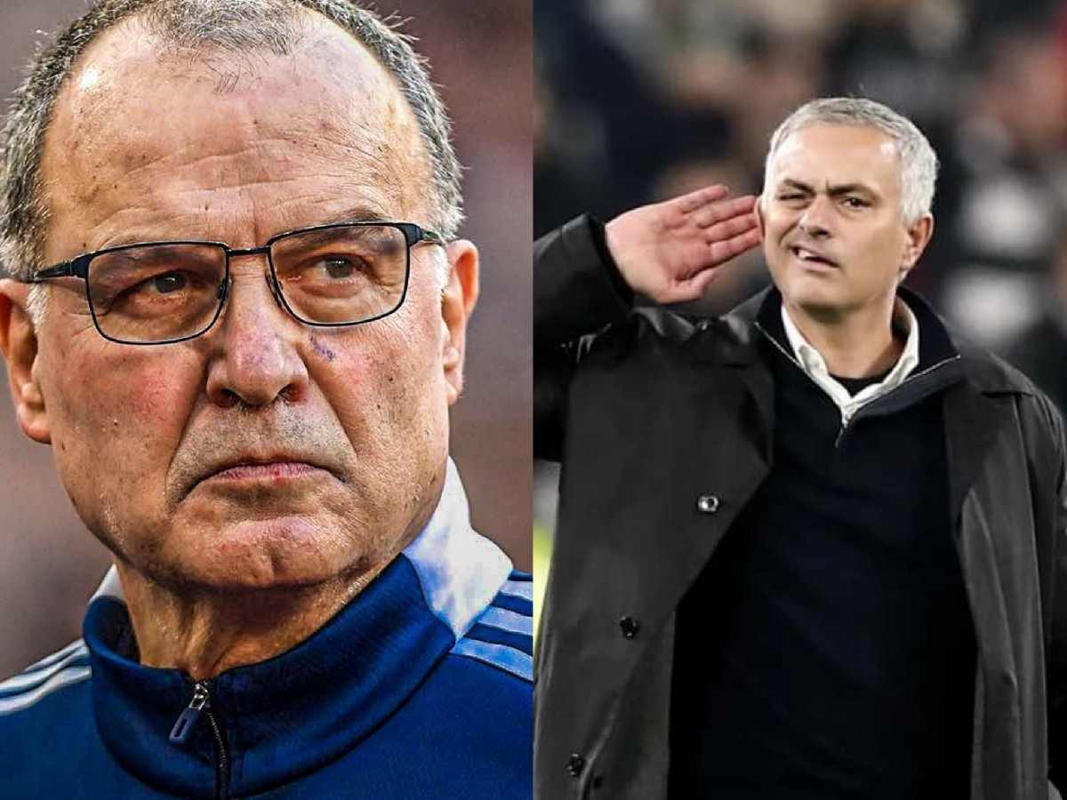 Jose Mourinho and Marcelo Bielsa