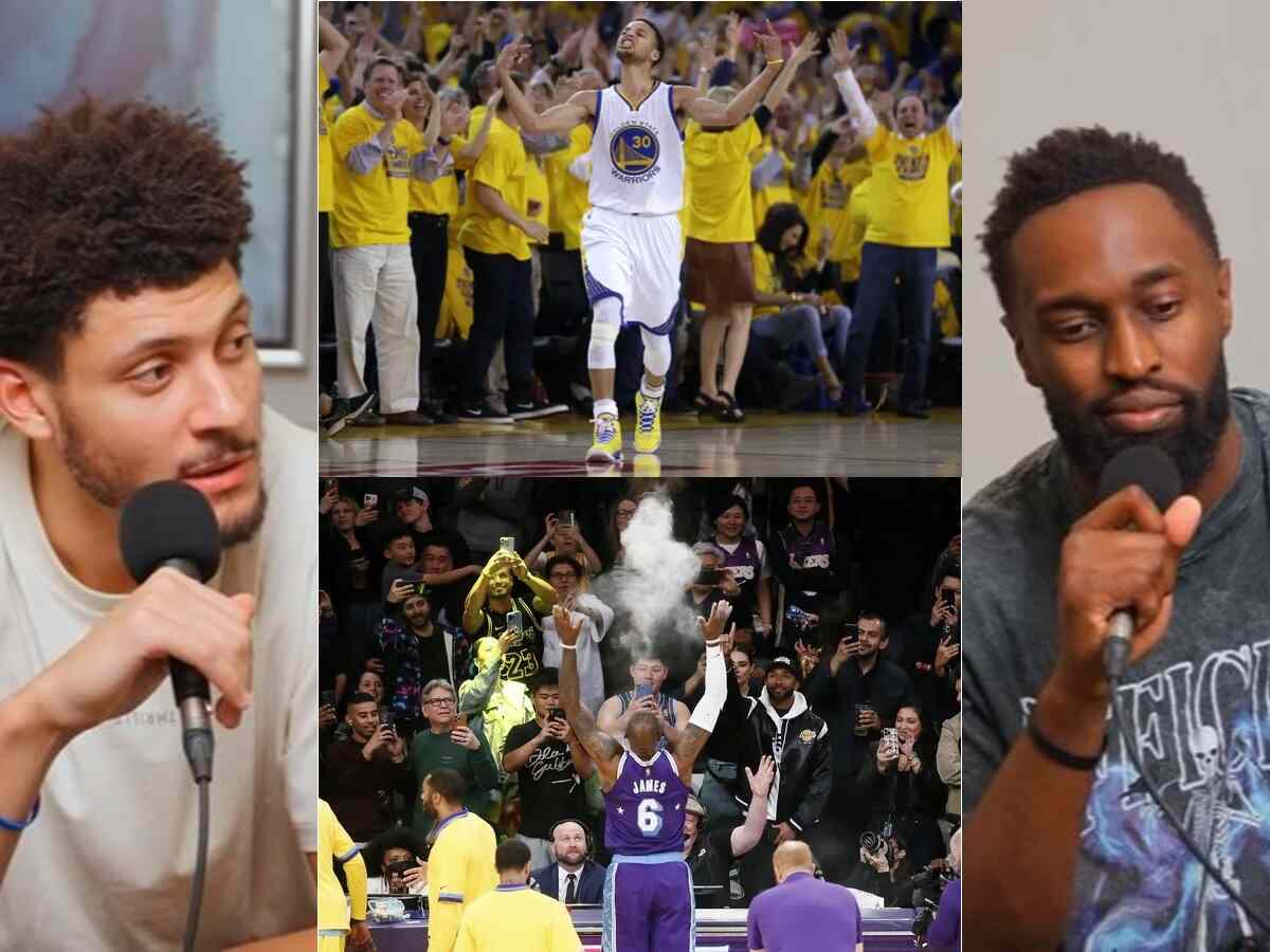 “Who’s gonna be tuning in more to?” NBA athletes claim Stephen Curry and the Golden State Warriors draw more box-office than the Los Angeles Lakers