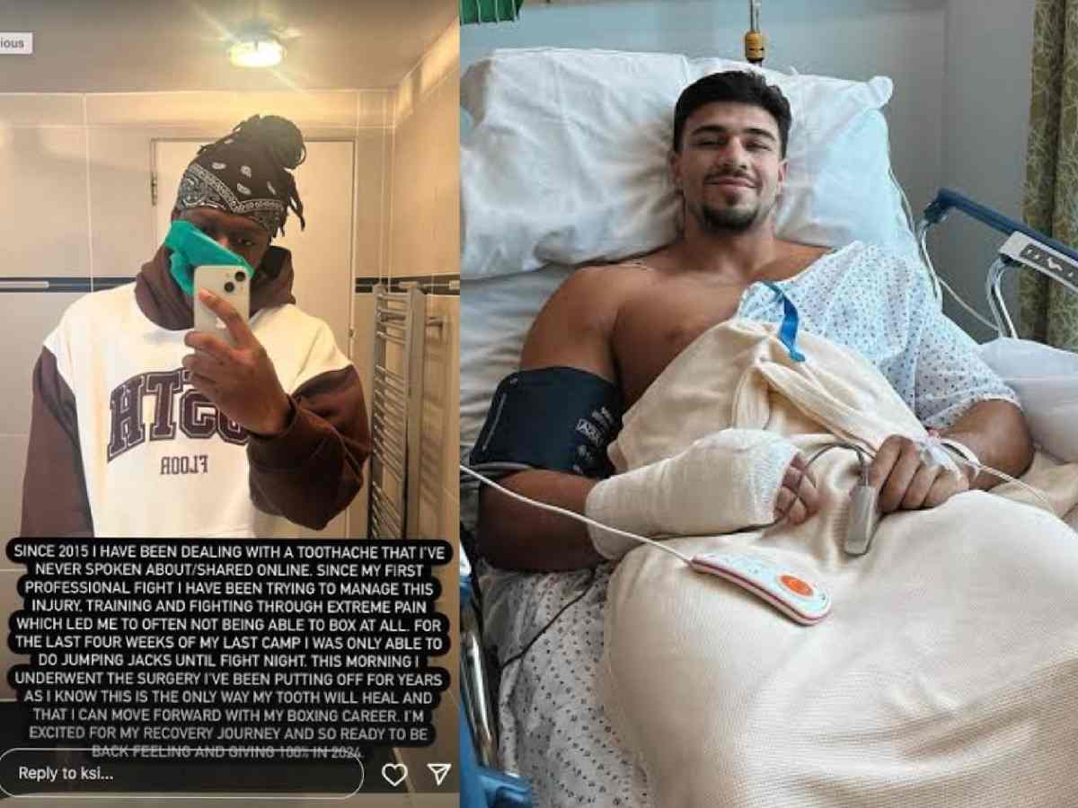 “Lost to a guy with broken hand” – Tommy Fury’s bed-ridden message to fans brutally trolled by KSI; fans react to rivalry