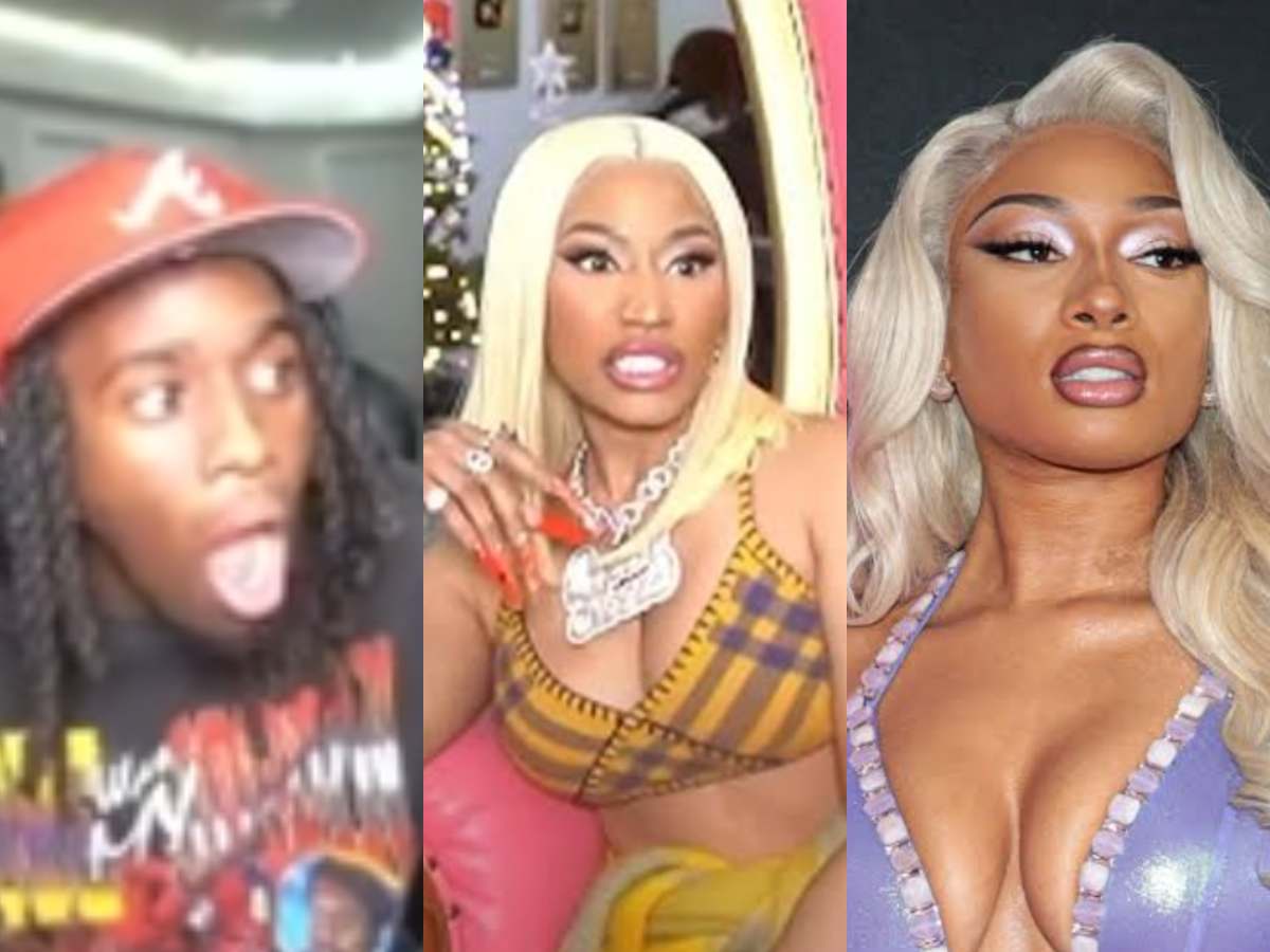 Watch: Kai Cenat left stunned as he reacts to Nicki Minaj’s rant about Megan Thee Stallion