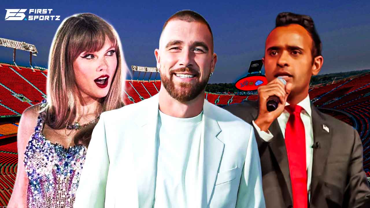 Former Presidential candidate Vivek Ramaswamy suspects Super Bowl outcome is linked to ‘artificially propped up couple’ Taylor Swift and Travis Kelce’s political endorsement