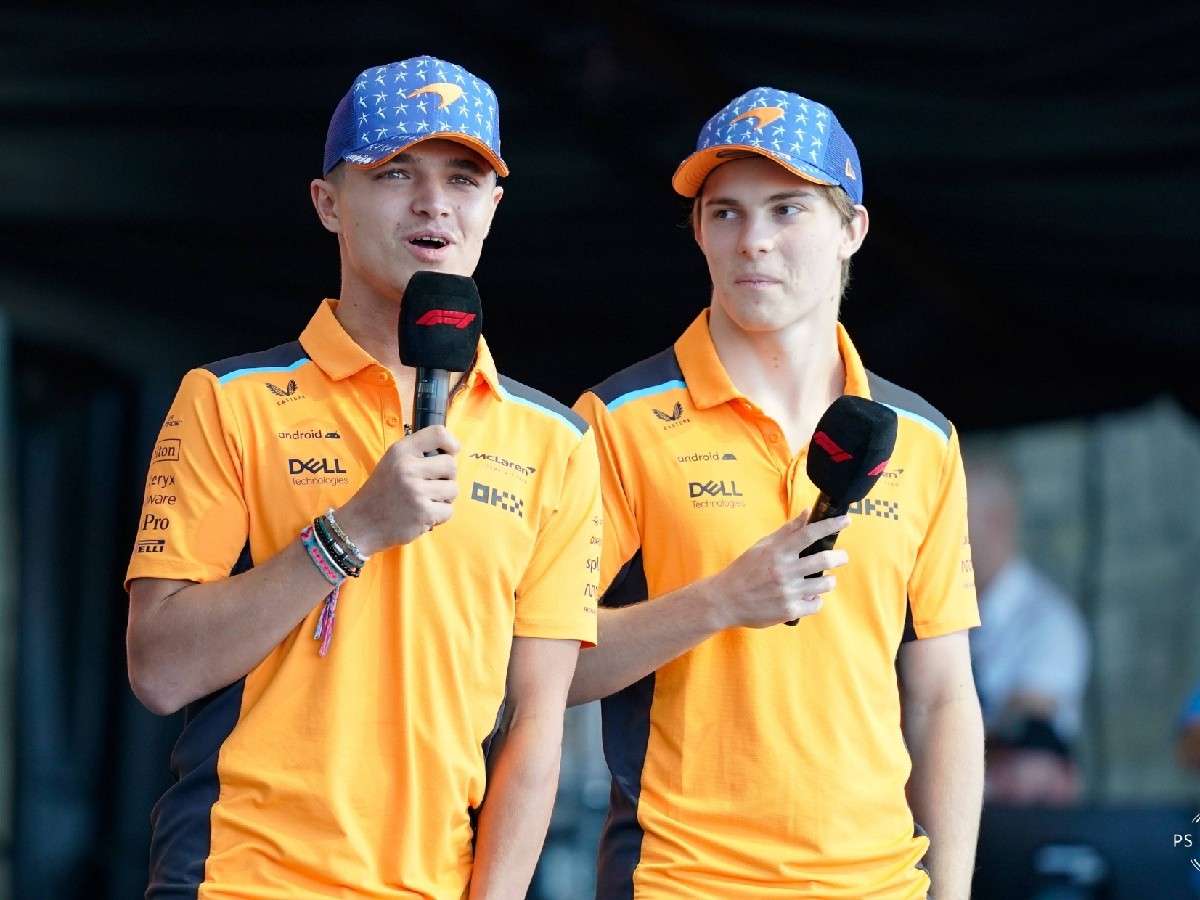 Lando Norris and Oscar Piastri